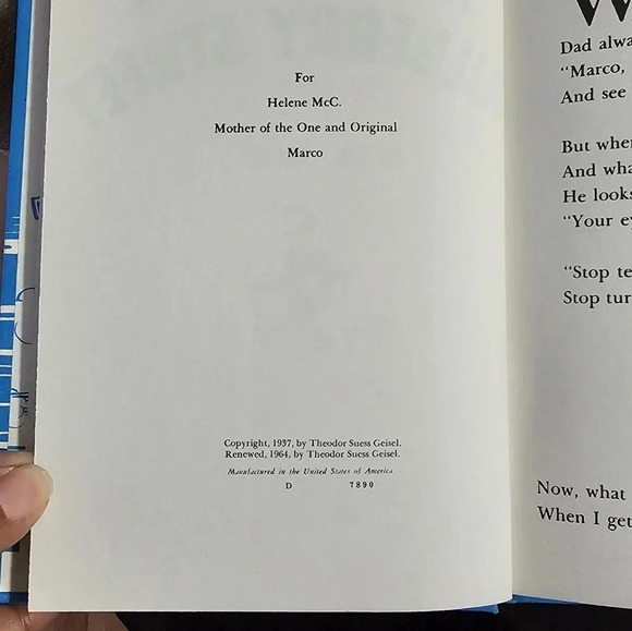 Dr. Seuss Vintage "And to Think That I Saw It on Mulberry Street" BANNED - Picture 4 of 5